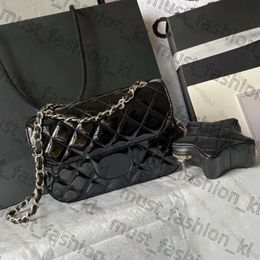 Shoulder Bag Chain Chanells Shoe Handbag Designer Bag Woman Silver Patent Leather Crossbody Bags Card Bag Wallet Luxury Tote Bag Designer Purse 845 498