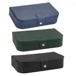 Jewelry Pouches Box Display Holder Wedding Rings With Button Case Showcase Perfect Gift For Woman Dropship