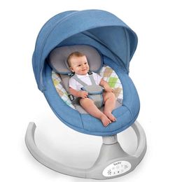 Bioby Baby Swing for Infants with 5 Sway Speeds Electric Baby Bouncer for Newborn 520L b0 6Mo nthsBa byRo ckerwi thRe moteCo ntrolTo uchSc reenBl uetoothMu sicPl ayerB