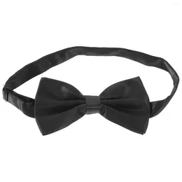 Bow Ties Tie Groom Mens For Black Adjustable Tuxedo Bowties Polyester Pre Tied Man