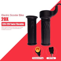 Accessories 2472V Twisting Throttle For Electric ScooterElecttric Bicycle/Ebike/EMotorcycle 3 Pin SM Plug/3 Pin WP Plug Waterproof