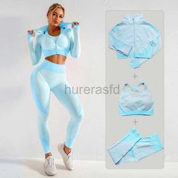 5KHH Active Sets Women Yoga Set Gym Clothing Female Sport Fitness Suit Running Clothes Yoga Top+ Leggings Women Seamless Gym Yoga Bra Suits S-XL 240424