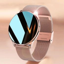 Watches YABOLI 2022 Fashion Ladies Smart Watch Full Screen Touch IP68 Waterproof Heart Rate Monitoring Women's Watches For Android IO