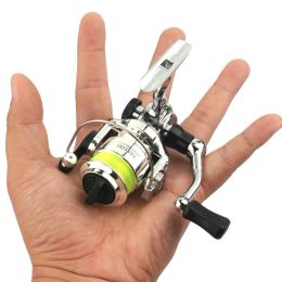 Accessories Mini Fishing Baitcasting Reel Portable 4.3/1 Pocket Fishing Stable Left Right Hand Exchange High Speed Gear Outdoor Accessories