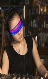 Original App Control LED Glasses Customizable Edit DIY Bluetooth Light up Glasses with for Raves Birthday Bar Light up Glasses 4326940