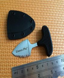 mini URBAN PAL 43LS Pocket knife 420 steel serrated fixed blade camping hiking gear rescue Tactical knives7051952