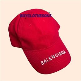 Luxury Hats Fashion Designer Caps Women Men Embroidered Baseball Cap Blnciaga Red Logo Baseball Hat wl