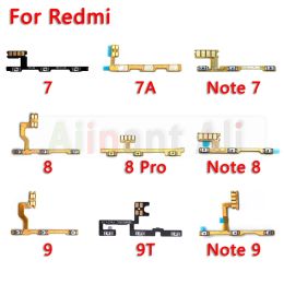 Cables Original Button Mute key Switch On Off Volume Power Flex Cable For Xiaomi Redmi Note 7 8 9 7A 8A 9A 8T 9T K20 Pro Plus Lite