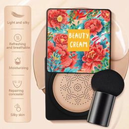 Creams Mushroom Head Air Cushion CC Cream Foundation BB Cream Face Concealer Antiblue Light Hold Makeup Matte Isolation Moisturising