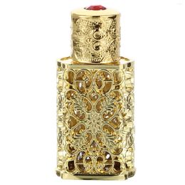 Storage Bottles 3 Ml Travel Liquid Container Metal Essential Oil Bottle Glass Spray Vial Miss Original Arab Perfumes For Women