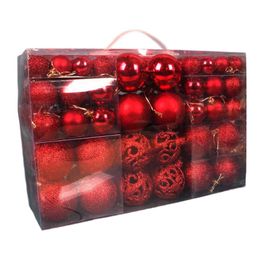 Ornaments for Ball Christmas Tree Decorative Shatterproof Decorations Party 100Pcs Holiday G2209252583815