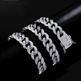Custom Hiphop 14K 18K real Gold Jewellery Diamond cuban link Chain Necklace for men women