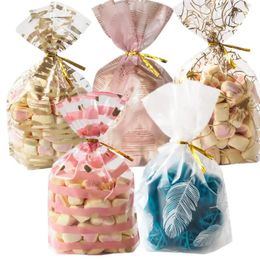 50 plastic bags Easter birthday party candy and candy gift bags Christmas gift packaging 240424