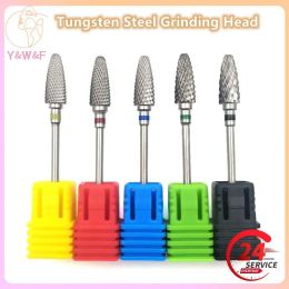 Bits Left Hander Milling Cutter Ceramic Nail Drill Bits Rotary Electric Files Tools High Wear Resistance Manicure Machine Accessories