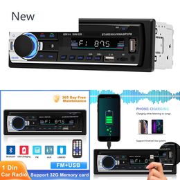 New 1DIN In-dash Digital Bluetooth Audio Music Stereo 12V Car Radio MP3 Player Remote Control FM EQ