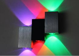 6W LED Wall Mouted Lights Up Down Aluminium Case Modern Led Wall Lamp for Passage Corridor PorchBedroomKTV DJ Club Background T7718045