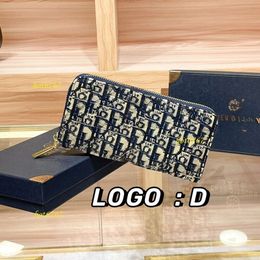 2024 New designer bag luxury bag shoulder bag lady crossbody bag man bag Long Wallet Embroidered Women's Handheld Bag Explosive Money Clip Card Bag Wallet Crowd