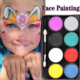 Body Paint 8 Colors Child Face Body Painting Oil Non Toxic Safe Kids Flash Tattoo Painting Art Halloween Party Makeup Beauty Palette d240424