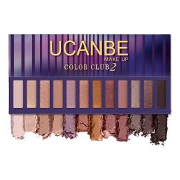 Shadow UCANBE 12 Colour Eyeshadow Makeup Palette, Naked Nude Eye Shadow, Neutral Matte Shimmer Make Up Pallet 02