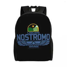 Backpack Aliens Alien Nostromo Travel Women Men School Laptop Bookbag Weyland Yutani Corp College Student Daypack Bags