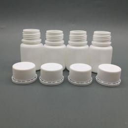 Bottles 100pcs/lot 20ml Hdpe White Empty Plastic Pill Bottle with Tamper Proof Cap, Empty Capsule Bottle with Good Quality
