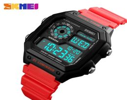 2022 Skmei Fashion Outdoor Sport Watch Männer PU -Strap Multifunktion wasserdichte Uhren Alarm Männlich Digital Uhr Reloj Hombre 12998168606