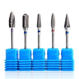 Bits 5 Type Tungsten Steel Nails Drill Bits Accessories New Drill Bit for Gel Polish Removal 2023 Fashion Heads Sanding for Nail