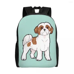 Backpack Shih Tzu Dog Laptop Men Women Casual Bookbag For College School Students Animal Puppy Bags