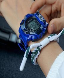 Wristwatches Sports Watch Multifunctional Colorful Waterproof Luminous Led Wrist Analog Digital Military Sport Automatic ClockWris5152056