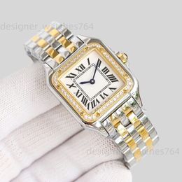 diamond watch for Miss montre de luxe Gold Womens watches Square 22mm size watch Stainless Steel Casual Business WristWatch high quality Mrs designer classics watch