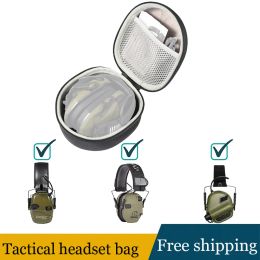 Accessories Tactical earphone storage bag, shooting earmuff storage bag, multifunctional portable shockproof protective carrying bag