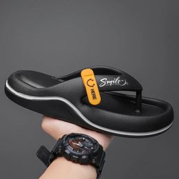 Flip Flops Mens Thong Sandals Summer 2024 Men Shoes Thick Bottom EVA Nonslip Slide Slippers Outdoor Indoor Couples 240412