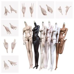 Dolls MENGF 26 Joints Movable FR Body Super White Beige Pink White Super Model Body 2022 New Doll Body Girl Collection Figure Toys