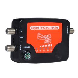 Finder Digital TV Satellite Finder Portable TV Antenna Signal Strength Detector Meter Signal Prober Meter With Compass