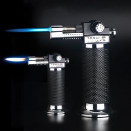 BBQ Kitchen Cooking Lighters Jet Torch Lighter Metal Gas Lighter Cigarette Lighters Cigar Smoking Accessories Gadgets for Men