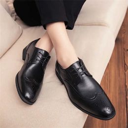 Dress Shoes Derbies Number 38 For Elegant Men Kid's Boot Sneakers Sport Tenismasculine Leisure Runing Exercise