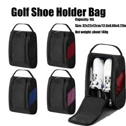Bags Portable Mini Golf Shoe Bag Nylon Carrier Bags Golfball Holder Lightweight Breathable Pouch Pack Tee Bag Sports Accessories