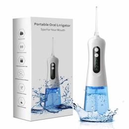Irrigator Oral Irrigator Cordless Dental Water Flosser For Teeth Cleaning and Whitening Rechargeable Thread Water Mouth Washing Machine