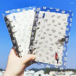 Lovely Little Daisy Transparent Hand Ledger Notebook 6 Hole Shell Loose-leaf