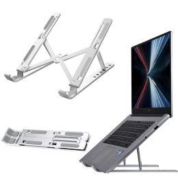 Accessories Adjustable Laptop Stand Aluminium Foldable Notebook Support Base Book Air Pro Holder Portable Bracket Computer Accessories