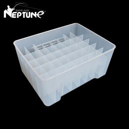 Accessories Fishing Box 40 Grids Plastic Tackle Box Lined Box Egi Webfoot Octopus Storage Organizer Box Squid Jig Hard Lure Tool Case