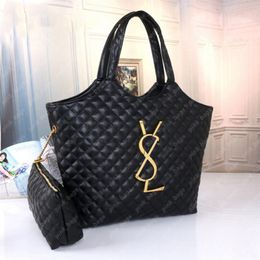 Designer Handbags Tote bag Luxury icare maxi bag designer handbags womens tote sling handbag fashion black lambskin Plus Large oversized shopping Shoulder Bags