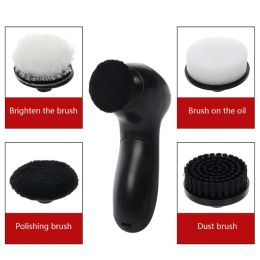 Equipment Handheld Automatic Electric Shoe Brush Shine Polisher 5AA Battery Power Supply