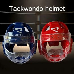 Head Guard Cover Shock Absorption Taekwondo Helmet EVA Transparent Cover Skating Equipment Boxing Kid Headgear For Outdoor 240416