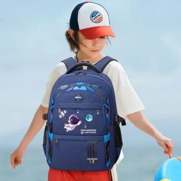 Bags Kids Backpack Children schoolbag for Boys student Bagpack Waterproof Cartoon astronaut Pendant Book satchel men Mochila