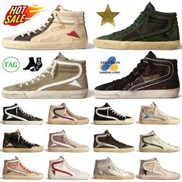 Top Fashion Chaussure Designer Casual Shoes Men Women Outdoor Athletic Sneakers Luxury Brand Italy Nappa Leather Plate-forme Slide-Star Shoe Chaussures EUR 36-46