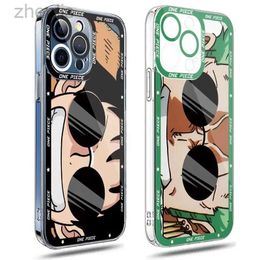 Cell Phone Cases Luxury Clear Case For iPhone 15 14 13 12 11 PRO Max 13 12 Mini XS Max XR X 7 8 6 6S Plus Sunglasses One P-Piece Cover d240424