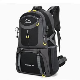 60L Sports Backpack Outdoor Backpacks Waterproof Sports Bags Camping Hiking Travel Rucksack Trekking Bag For Universal 240418