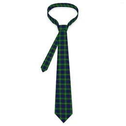 Bow Ties Men's Tie Vintage Plaid Neck Lines Print Cool Collar Graphic Wedding Quality Necktie Accessories