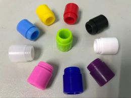 810 Wide Bore Silicone Disposable Drip Tip Colorful Mouthpiece Cover Rubber Test Caps with individual pack for TF12 TFV8 big baby 528 ZZ